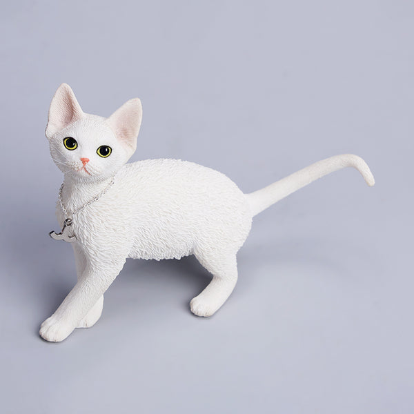 JXK 1/6德文卷毛貓4.0 1/6 Scale Devon Rex Cat Figurine V4