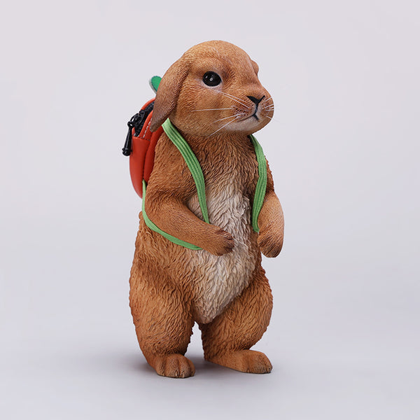 JXK 1/4垂耳兔 1/4 Scale American Lop Rabbit Figurine