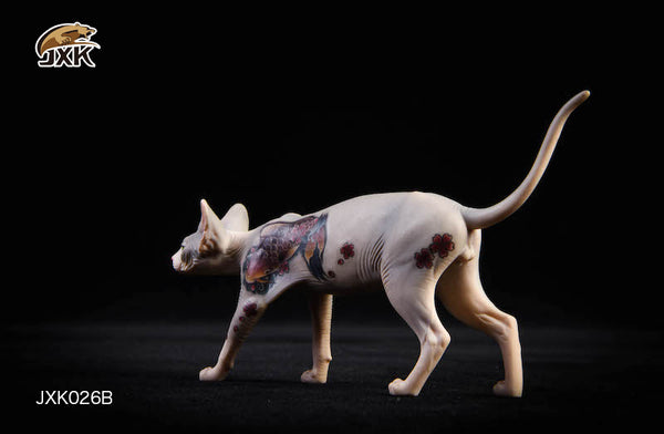 JXK 1/6紋身版 斯芬克斯貓 坐姿 / 站姿 Tattoo version Sphynx Sitting posture / Standing posture