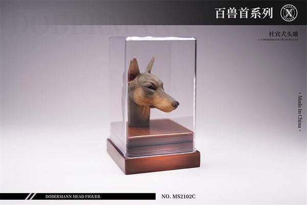 JXK 1/6百獸首系列 杜賓犬頭雕 Doberman Head Figuer